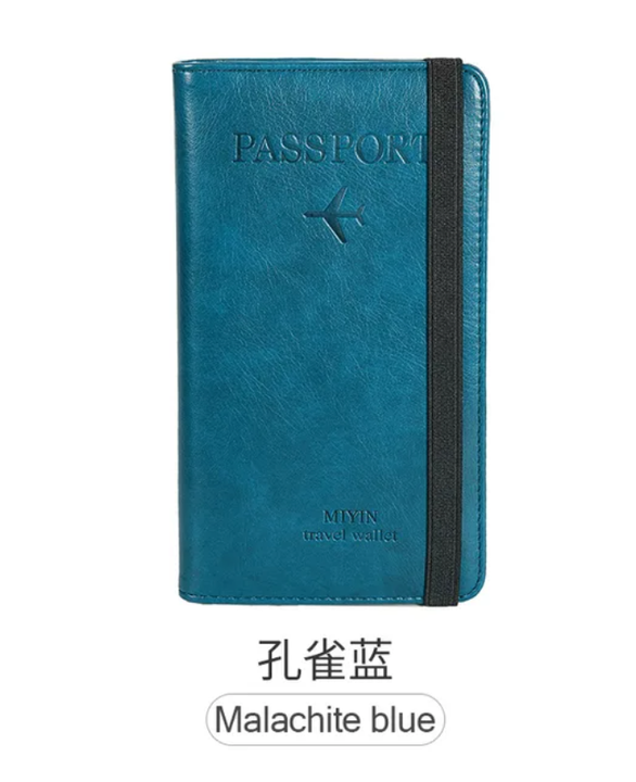 Secure Travels Leather Passport Case